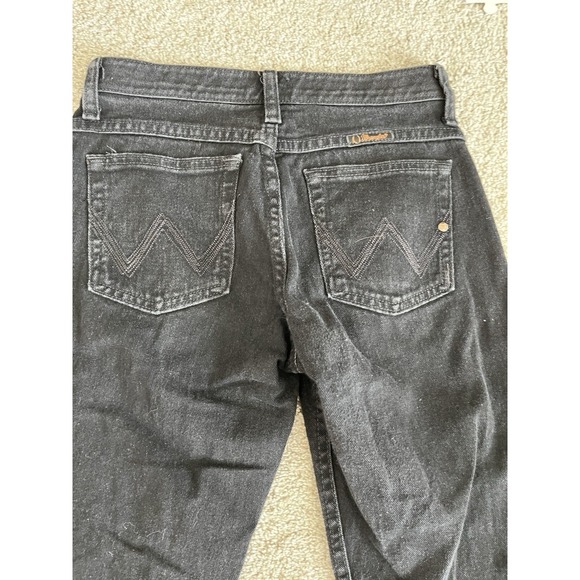 Women's Wrangler Q-Baby Denim Riding Jean #WRQ20BL Black 1/2 x 32 Western Rodeo - Picture 5 of 8